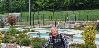 Minigolf-Ehrung für „Toni“ Hannausek