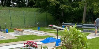 Vandalismus auf der Minigolfanlage