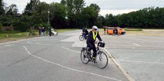 Testlauf für Jugendverkehrsschule