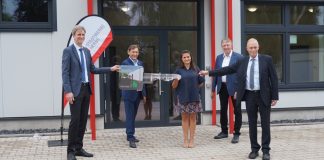 Schlüsselübergabe am SEH-Neubau