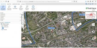 Herne aus der Vogelperspektive