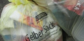 Verteilung der Gelben Säcke