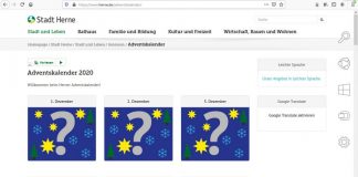 Digitaler Adventskalender für Senioren