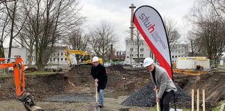 Spatenstich für neue Schaltanlage