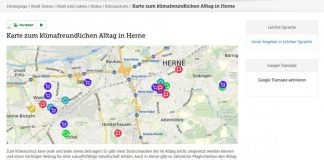 Klimafreundlicher Alltag: Online-Karte hilft