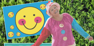 Trotz Maske ein Lächeln verschenken