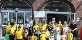 Siegerehrung der Open Sunday Rallye an der Grundschule Kunterbunt