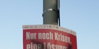 Wahlplakate beschmiert: MLPD hat Anzeige erstattet