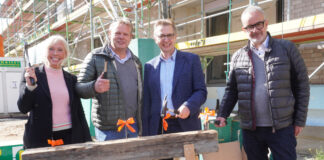 Richtfest „Wohnen Am Westbach“ in Herne-Süd