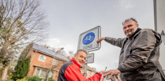 Erste Fahrradzone in Herne ist eröffnet