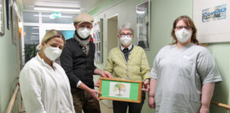 Sänger „Fährmann“ spendet 550 Euro für die Palliativstation am EvK Herne Spende Fährmann