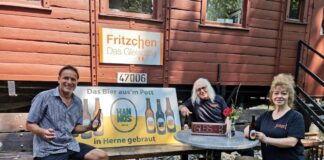 Hannos Kellerbier im „Gleiscafé Fritzchen“