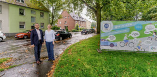 Gartenstadt Eickel: Neue Banner sollen Fahrradzone bekannter machen