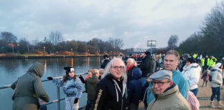 Herne: Nikolausaktion der Mondritter in Begleitung der Verkehrswacht Horst Hotte Schröder